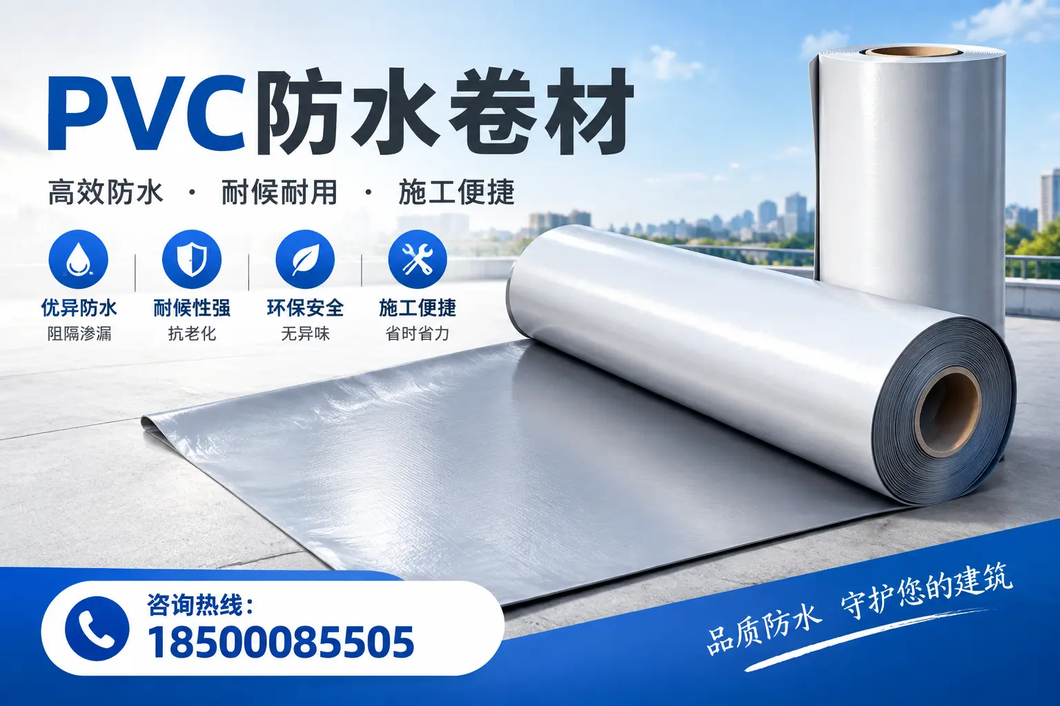 对比不同品牌PVC防水卷材的性价比,帮助茂名用户选择